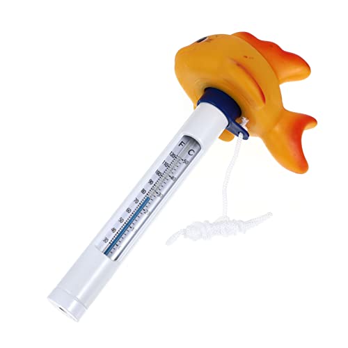 MERRYHAPY Goldfisch Pool Thermometer Schwimmend Wasserthermometer für Schwimmbad Badewanne Teich Bpa-frei Langlebig Genaue Temperaturanzeige Kinderfreundlich von MERRYHAPY