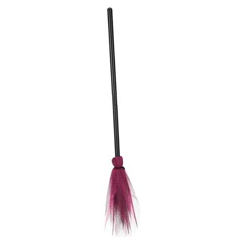MERRYHAPY Halloween Hexenbesen Besenstiel Reisigbesen Kostüm Requisit für Erwachsene Party Dekoration Rosa MERRYHAPY Halloween Hexenbesen Besenstiel Reisigbesen Kostüm Requisit für Erwachsene Party Dekoration Rosa von MERRYHAPY