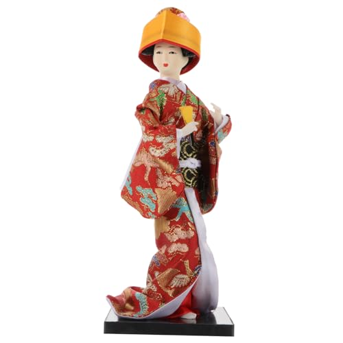 MERRYHAPY Handgefertigte Geisha Kimono Puppe Japanisches Kunsthandwerk Desktop Ornament Stilvolle Wohnkultur Tischdekoration für Schlafzimmer Wohnzimmer Büro MERRYHAPY Handgefertigte Geisha Kimono Puppe Japanisches Kunsthandwerk Desktop Ornament Stilvolle Wohnkultur Tischdekoration für Schlafzimmer Wohnzimmer Büro von MERRYHAPY