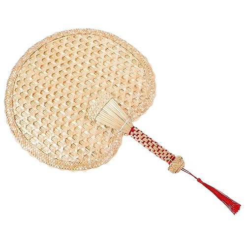 MERRYHAPY Handgefertigter Chinesischer Fächer Aus - Tragbarer Sommerfächer Mit Eleganter Spitze Für Garten Und Partydekoration von MERRYHAPY
