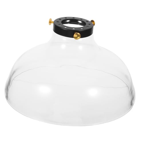 MERRYHAPY Hochtemperaturbeständiger Lampenschirm Aus Glas Deckenleuchtenabdeckung Dekorativer Lampenschirm Ersatz Für Leuchtmittel Kronleuchter Glasschirm von MERRYHAPY