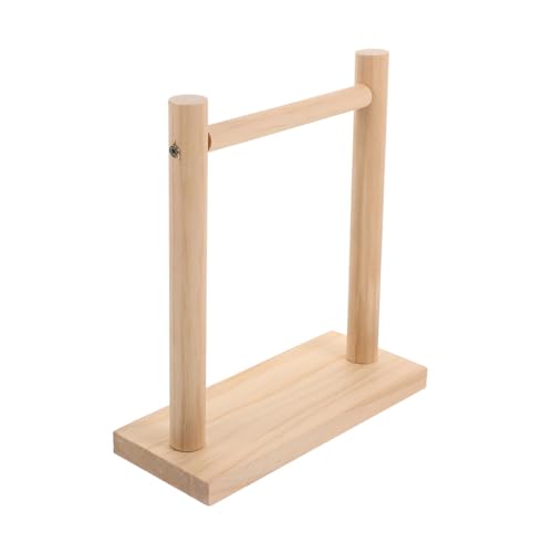 MERRYHAPY Holz Vogel Sitzstange Tischstand Käfigspielzeug Parakeet Kauspielzeug Stabiles Desktop Papageien für Wellensittiche und Kleine Ziervögel MERRYHAPY Holz Vogel Sitzstange Tischstand Käfigspielzeug Parakeet Kauspielzeug Stabiles Desktop Papageien für Wellensittiche und Kleine Ziervögel von MERRYHAPY