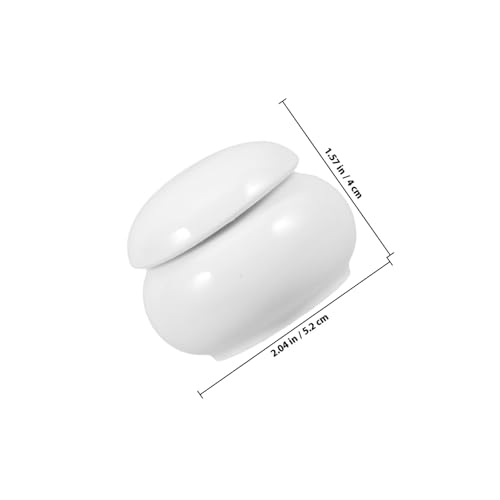 MERRYHAPY Keramik Haustierurne Weiß Mittel mit Deckel Sicher Versiegelte Katzenurne Kompakte Asche Aufbewahrung für Hunde und Katzen Stilvolle Tierurne zur Andenkenbewahrung von MERRYHAPY