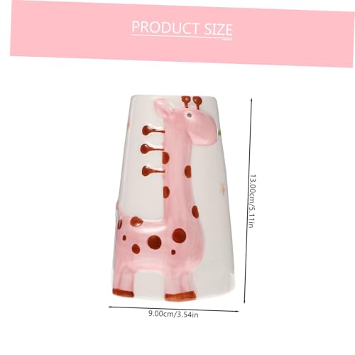 MERRYHAPY Keramik Wasserflaschenhalter Hamster und Kaninchen Stabiles Auslaufsicheres Trinkflaschenständer für Kleintiere Dekorativer Glatter Flaschenhalter Einfach zu Reinigen Installieren von MERRYHAPY