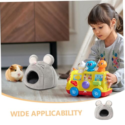 MERRYHAPY Kleintiernest aus Weichem Baumwollplüsch Mäuseform Kuschelhöhle für Meerschweinchen Hamster Igel Kaninchen Käfig Versteck Warmes Nest für Kleine Tiere MERRYHAPY Kleintiernest aus Weichem Baumwollplüsch Mäuseform Kuschelhöhle für Meerschweinchen Hamster Igel Kaninchen Käfig Versteck Warmes Nest für Kleine Tiere von MERRYHAPY