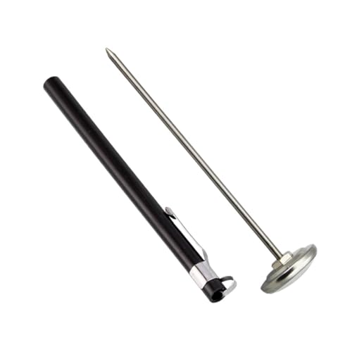 MERRYHAPY Lebensmittel-Thermometer Lebensmittelthermometer zum Kochen Kaffee-Thermometer Schwarz von MERRYHAPY