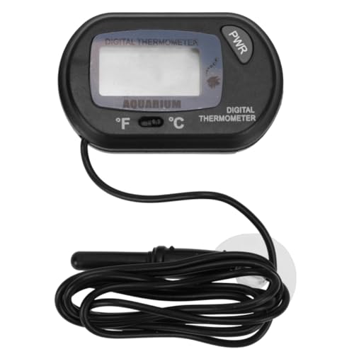 MERRYHAPY Mini Aquarium Thermometer Digital Hochpräzise für Fischbecken Handlich mit Großem Display für Innen Außen Temperaturmessung von MERRYHAPY
