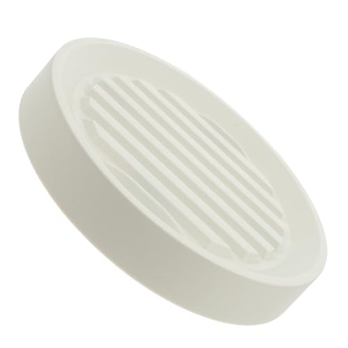 MERRYHAPY Mobiles Rundes Pflanzentablett Weiß mit Versteckten Universalrollen Wasserspeicherndes Robustes Blumentopfuntersetzer für Innenräume Pflanzenroller mit Rutschfestem Design von MERRYHAPY