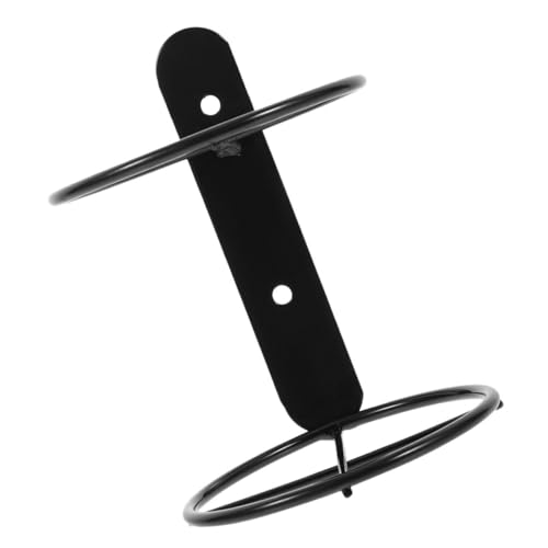 MERRYHAPY Modernes Wand weinregal Metall Einzelner Flaschenhalter Schwarz Wandmontage Weinflaschenhalter Stilvoller Weinständer für Zuhause Küche Bar Geschenkidee von MERRYHAPY