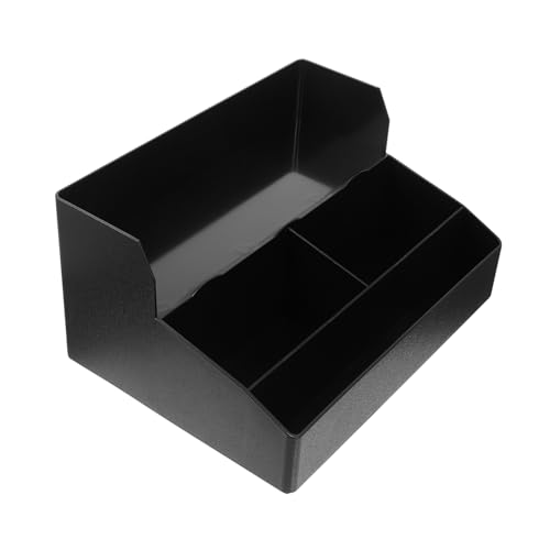 MERRYHAPY Multifunktionaler Aufbewahrungsbehälter Bag Case mit Robustem Cup Rack für Papiertassen und Kondimentlagerung Praktisches Leichtes Bar Regal mit Abgerundeten Kanten für Milchtee von MERRYHAPY