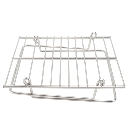 MERRYHAPY Outdoor Barbecue Grillrost aus Edelstahl Tragbarer Camping Grill Zubehör Kompakter Robuster Grillrost für Picknick und Outdoor kochen Einsetzbar von MERRYHAPY