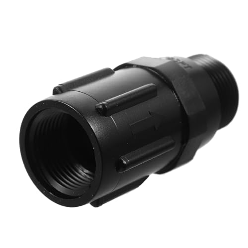 MERRYHAPY Psi Druckregler für Tropfbewässerung Abs Ventil mit Gewindeanschluss Kompakter Langlebiger Druckminderer für Wasserdichte Bewässerungssysteme Einfache Installation Verschleißfest von MERRYHAPY