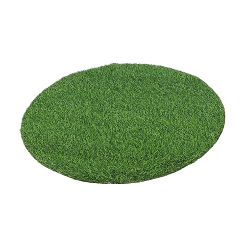 MERRYHAPY Runder Künstlicher Grasmatten-läufer Uv-beständiges Realistisch Strukturiertes Fake Grass für Outdoor Indoor-abdeckungen von Kanalschächten Vielseitig als Tischdeko und von MERRYHAPY