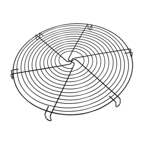 MERRYHAPY Rundes Kuchengitter aus Robustem Eisen Antihaftbeschichtet Großer Kapazität Vielseitig Einsetzbar zum Abkühlen von Kuchen Brot Keksen und Gemüse Praktisches Backzubehör für MERRYHAPY Rundes Kuchengitter aus Robustem Eisen Antihaftbeschichtet Großer Kapazität Vielseitig Einsetzbar zum Abkühlen von Kuchen Brot Keksen und Gemüse Praktisches Backzubehör für von MERRYHAPY