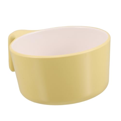 MERRYHAPY Schüssel mit Bienenmotiv Leichter Teller und Becher mit Griff Sicher durch Abgerundete Kanten Vielseitig für Mahlzeiten und Snacks Kindgerechtes Design für Kleinkinder und Mädchen von MERRYHAPY