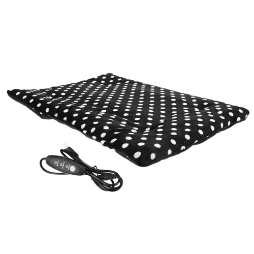 MERRYHAPY Selbstwärmendes Haustier heizkissen USB mit Temperaturregelung Waschbare Beheizbare Matte für Kleine Hunde Katzen Kaninchen Rutschfestes Wärmeisolierendes Hundebett für Kalte von MERRYHAPY