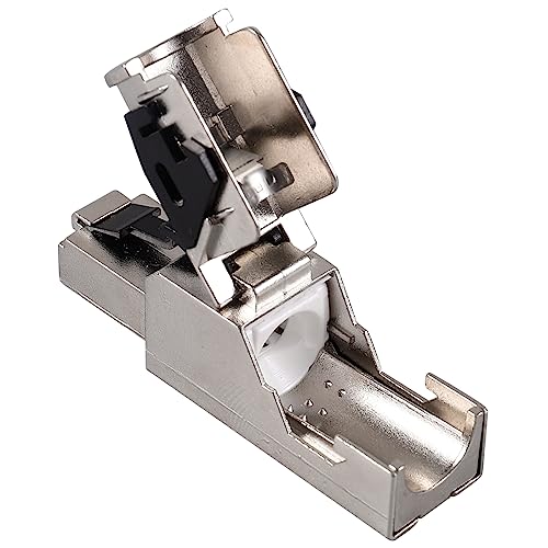 MERRYHAPY Shielded Connector Cat Werkzeugloser Pass Through Netzwerkstecker mit Vergoldeten Kontakten für Stabile Datenübertragung Kompatibel mit Desktop Laptop Router und Smart Tv MERRYHAPY Shielded Connector Cat Werkzeugloser Pass Through Netzwerkstecker mit Vergoldeten Kontakten für Stabile Datenübertragung Kompatibel mit Desktop Laptop Router und Smart Tv von MERRYHAPY