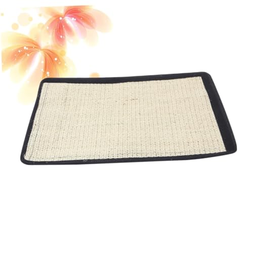 MERRYHAPY Sisal Katzen Kratzmatte Groß Langlebig Kratzschutz Möbel Sofa Tisch Katzen Kratzbrett Tragbar Katzenspielzeug für Krallenpflege und Möbelpflege von MERRYHAPY