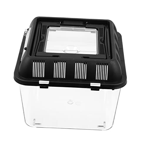 MERRYHAPY Transparente Reptilzuchtbox für Spinnen und Kleine Reptilien Leicht und Belüftet für Frösche Geckos Taranteln und MERRYHAPY Transparente Reptilzuchtbox für Spinnen und Kleine Reptilien Leicht und Belüftet für Frösche Geckos Taranteln und von MERRYHAPY