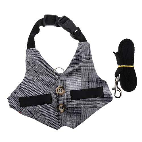 MERRYHAPY Verstellbares Kaninchen Geschirr und Leine Set im Anzugstil Atmungsaktiv Langlebig Bequem für Kleine Haustiere für Spaziergänge und Outdoor aktivitäten MERRYHAPY Verstellbares Kaninchen Geschirr und Leine Set im Anzugstil Atmungsaktiv Langlebig Bequem für Kleine Haustiere für Spaziergänge und Outdoor aktivitäten von MERRYHAPY