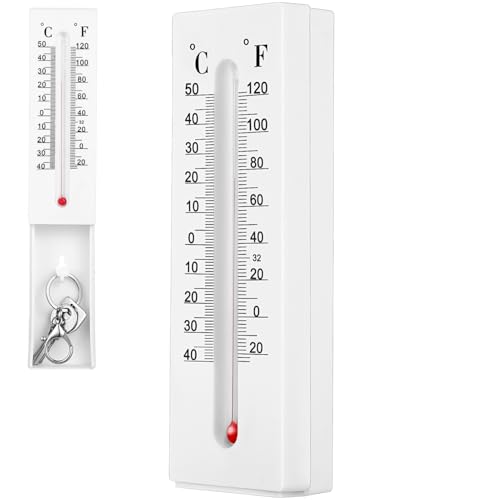 MERRYHAPY Wandthermometer mit Verstecktem Schlüsselfach Wetterfestes Outdoor Thermometer aus Robustem Kunststoff Genaue Temperaturanzeige Wandmontage für Innen und Außen Praktischer MERRYHAPY Wandthermometer mit Verstecktem Schlüsselfach Wetterfestes Outdoor Thermometer aus Robustem Kunststoff Genaue Temperaturanzeige Wandmontage für Innen und Außen Praktischer von MERRYHAPY