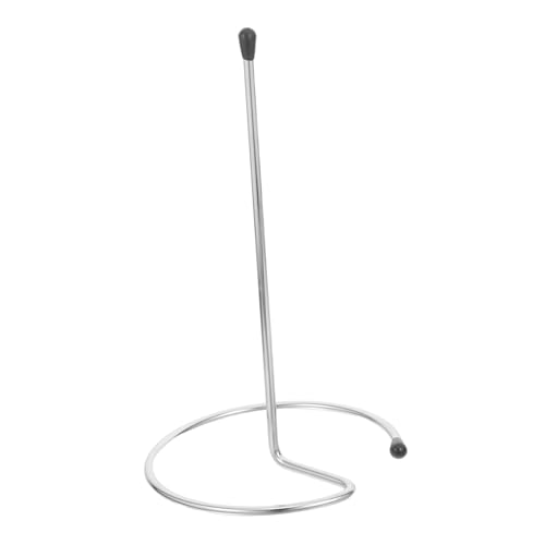 MERRYHAPY Wine Decanter Drying Rack aus Edelstahl Kompakter Single Spindle Halter für Weingläser und Dekanter Platzsparend für Küchen Bars und Restaurants Vielseitiger Glasorganizer von MERRYHAPY