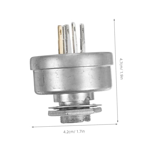 MERRYHAPY Zündschalter Rasentraktor Ersatz Zündanlassschalter mit Schlüssel für Rasenmäher Kompatibel Einfache Installation Präzise Stabile Funktion Langlebig MERRYHAPY Zündschalter Rasentraktor Ersatz Zündanlassschalter mit Schlüssel für Rasenmäher Kompatibel Einfache Installation Präzise Stabile Funktion Langlebig von MERRYHAPY