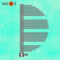 Mert - Design Badheizkörper aycan, rechts- oder linksbündig montierbar, Farbe Chrom 71 x 120 cm - Chrom von MERT