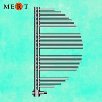 Design Badheizkörper aycan, rechts- oder linksbündig montierbar, Farbe Chrom 71 x 120 cm - Chrom - Mert von MERT