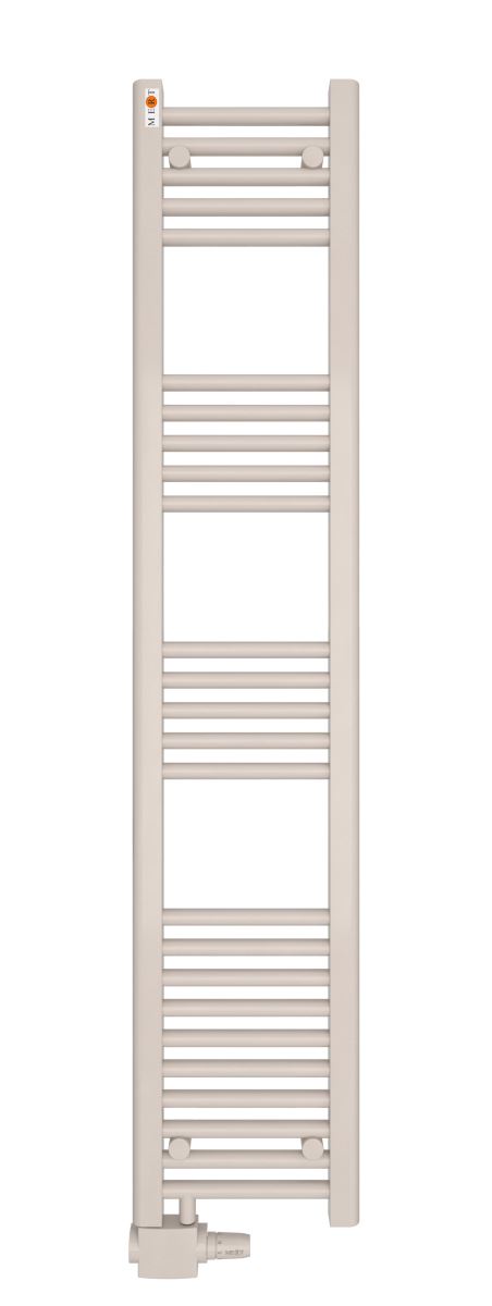 MERT Austausch Badheizkörper gerade 300 x 1500 mm AU Anschluss, weiss von MERT