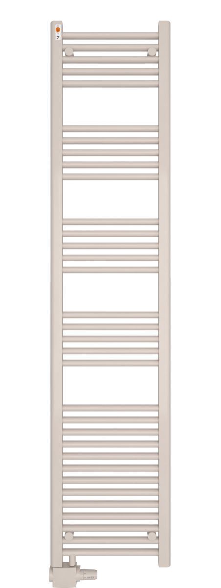 MERT Austausch Badheizkörper gerade 400 x 1800 mm AU Anschluss, weiss von MERT