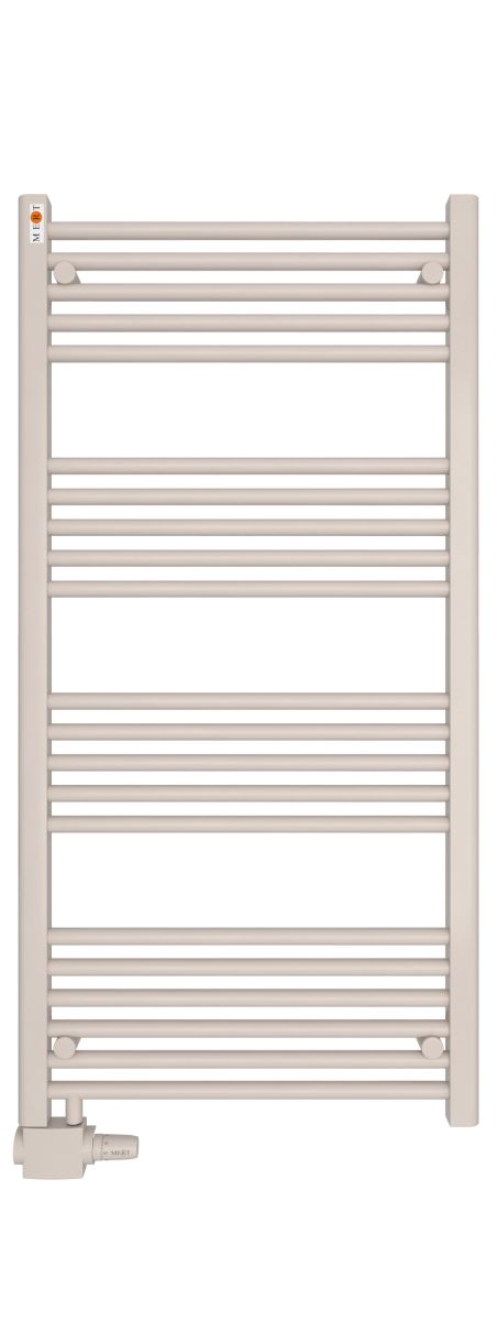 MERT Austausch Badheizkörper gerade 600 x 1200 mm AU Anschluss, weiss von MERT