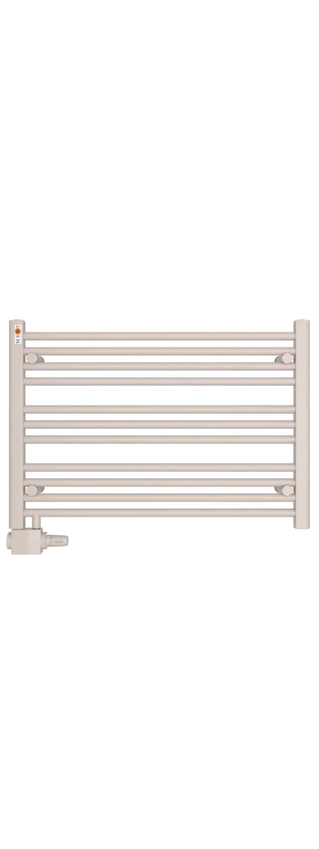 MERT Austausch Badheizkörper gerade 800 x 550 mm AU Anschluss, weiss von MERT