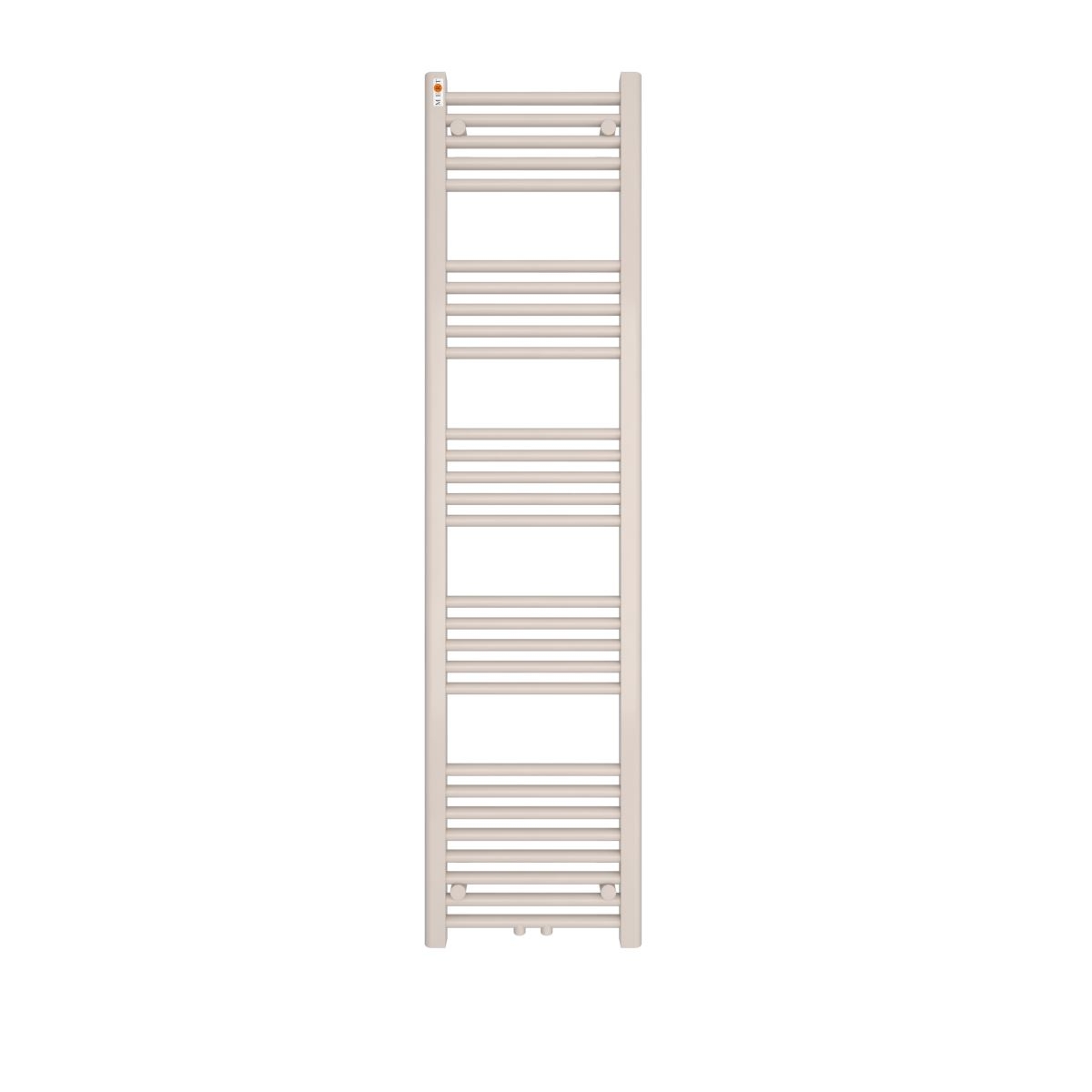 MERT Badheizkörper Standard gerade 400 x 1600 mm mit Mittelanschluss, chrom von MERT