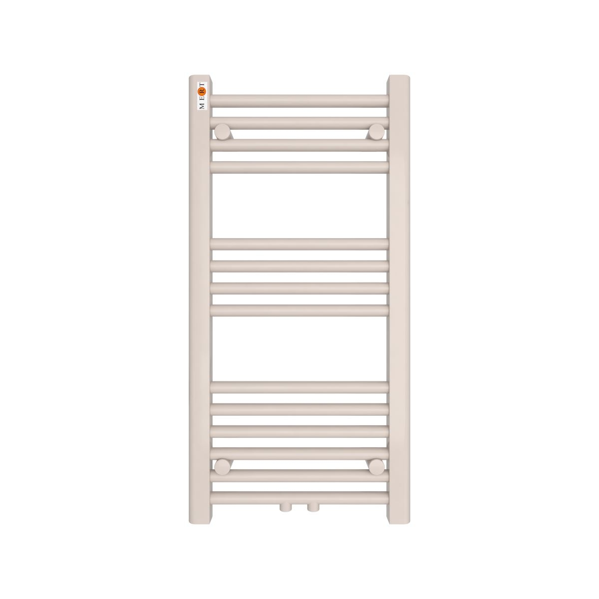 MERT Badheizkörper Standard gerade 400 x 800 mm mit Mittelanschluss, weiss von MERT