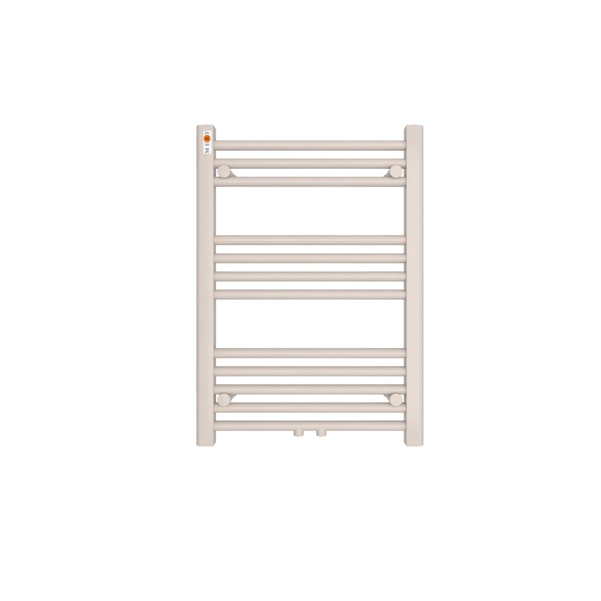 MERT Badheizkörper Standard gerade 500 x 700 mm chrom mit Mittelanschluss von MERT