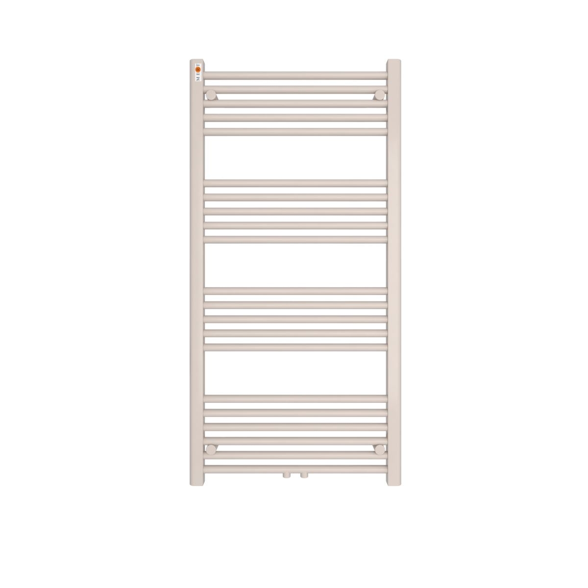 MERT Badheizkörper Standard gerade 600 x 1200 mm mit Mittelanschluss,weiss von MERT