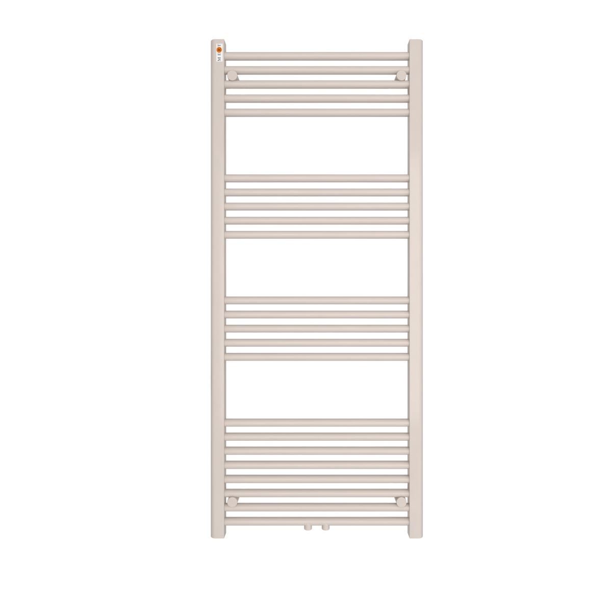 MERT Badheizkörper Standard gerade 600 x 1400 mm mit Mittelanschluss, weiss von MERT