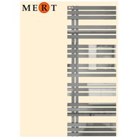 Design Badheizkörper elen 50 x 120 cm, chrom, rechts-/linksbündig - Chrom - Mert von MERT