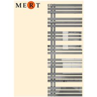 MERT Design Badheizkörper ELEN 50 x 80 cm, chrom, rechts-/linksbündig - Chrom von MERT