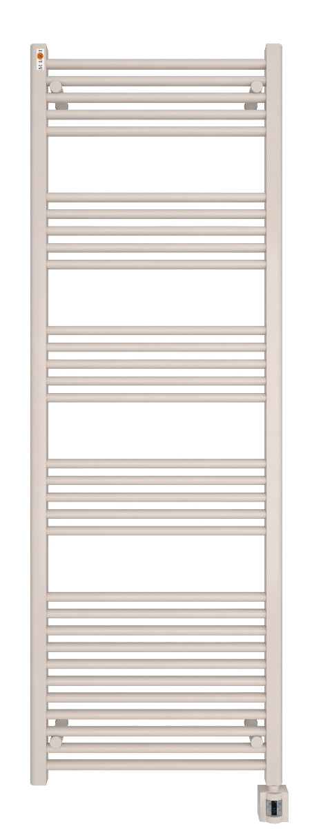 MERT Elektro Standard Badheizkörper Gerade 600 x 1750 mm incl. Regler und Heizpatrone, chrom von MERT