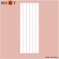 Mert - Badheizkörper teo weiß, 45 x 120 cm, 2 Regale links - Weiss von MERT