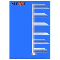 Mert - Design Badheizkörper 'belluna' 60 x170 cm, weiss, Mittelanschluss Mert - Design Badheizkörper 'belluna' 60 x170 cm, weiss, Mittelanschluss von MERT