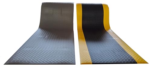 MERTEX Anti-Ermüdungsmatte Meterware 2 Breiten mittlere Belastung (grau, ca. 90 x 550 cm) von MERTEX
