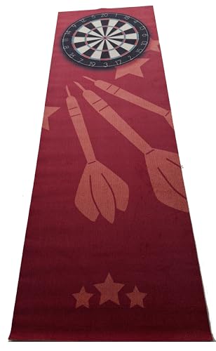 MERTEX Dartteppich Darts Spielteppich Dartmatte mit Aufdruck (Motiv 4, ca. 80 x 237 cm) von MERTEX