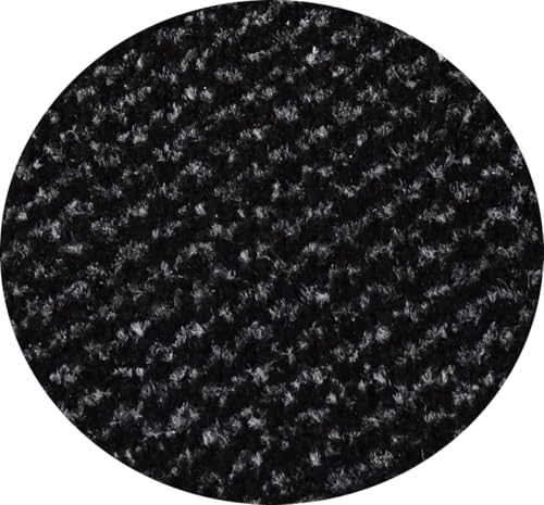 MERTEX runde Schmutzfangmatte mit Kettelkante in schwarz Ø 115 cm in Bern schwarz von MERTEX