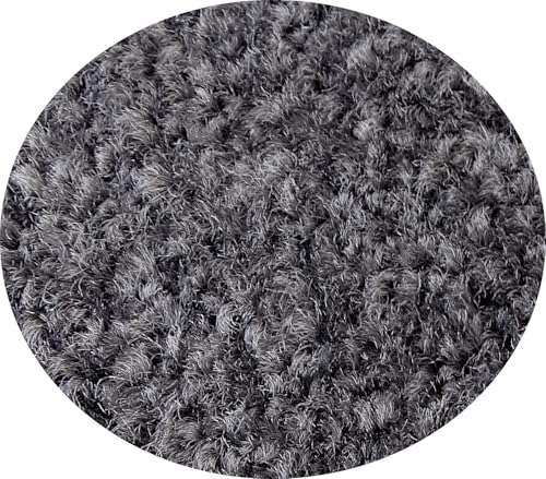MERTEX runde Schmutzfangmatte mit Kettelkante in schwarz Ø 115 cm in Kiel grau MERTEX runde Schmutzfangmatte mit Kettelkante in schwarz Ø 115 cm in Kiel grau von MERTEX