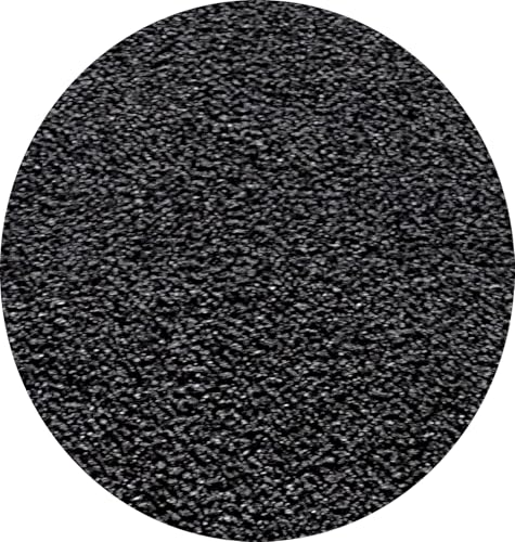 MERTEX runde Schmutzfangmatte mit Kettelkante in schwarz Ø 140 cm in Oslo anthrazit von MERTEX