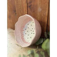 Keramik Sieb Rosa - Weiß Keramik Sieb Rosa - Weiß von MERVALceramic