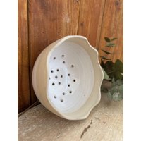 Keramik Sieb Weiß von MERVALceramic